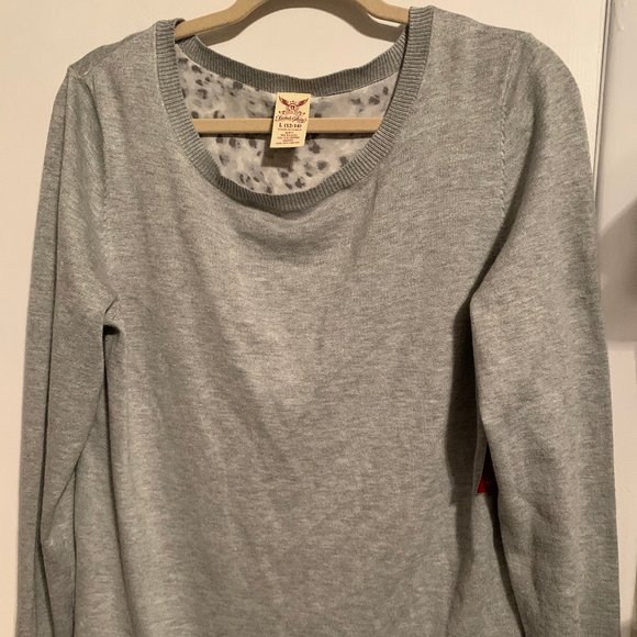 NEW FADED GLORY GRAY LIGHT SWEATER - Picture 1 of 5